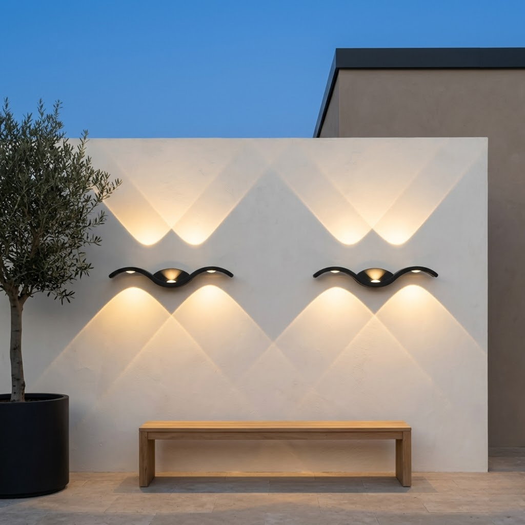 OMBRA — Applique Murale LED Noire
