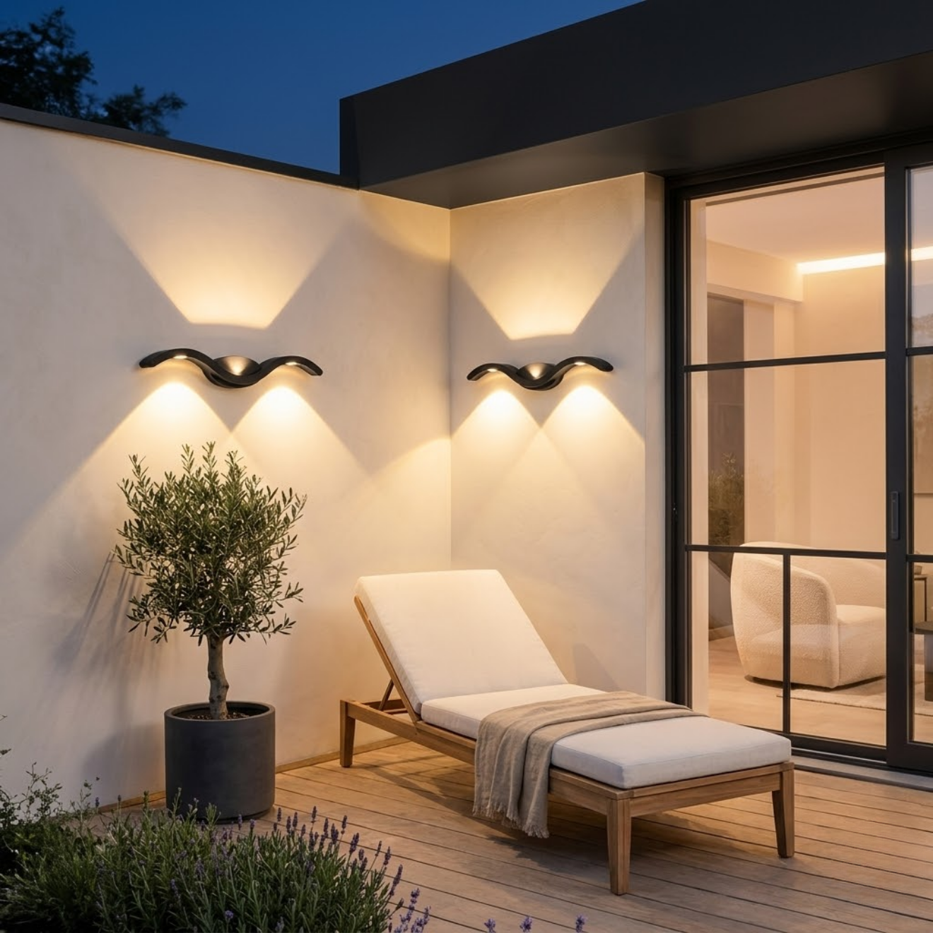 OMBRA — Applique Murale LED Noire