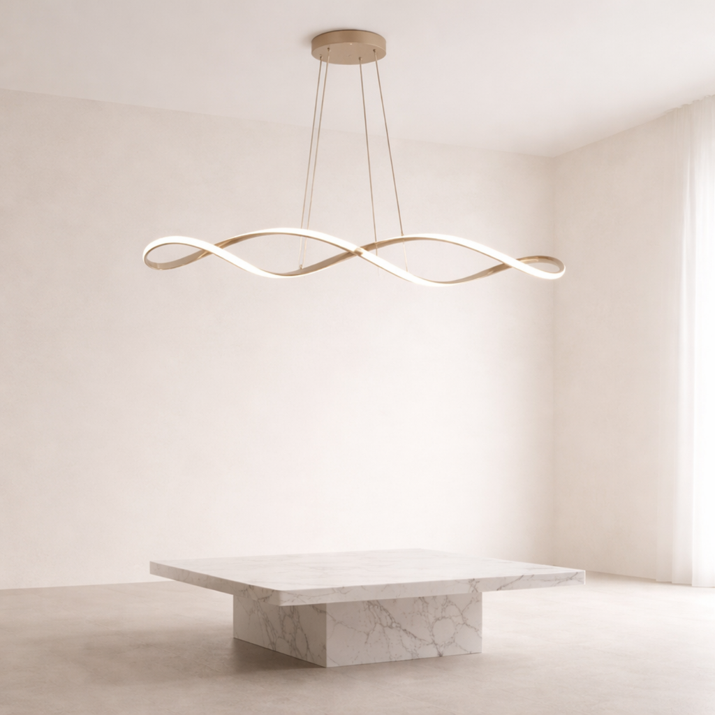 VERSA — Lustre LED Cristal Contemporain