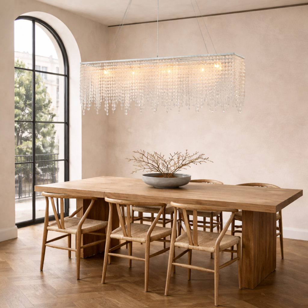 GEMME — Lustre LED Cristal Géométrique