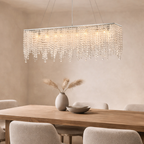 GEMME — Lustre LED Cristal Géométrique