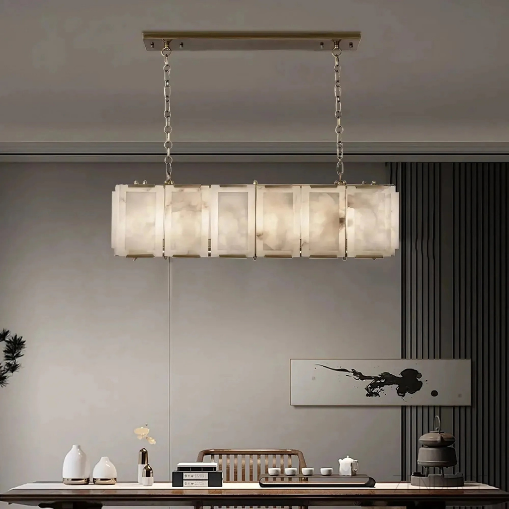 MARBRE — Lustre Cristal LED Grande Taille