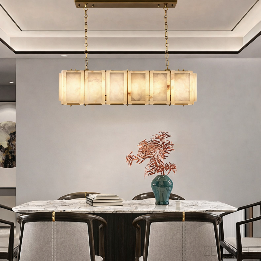MARBRE — Lustre Cristal LED Grande Taille