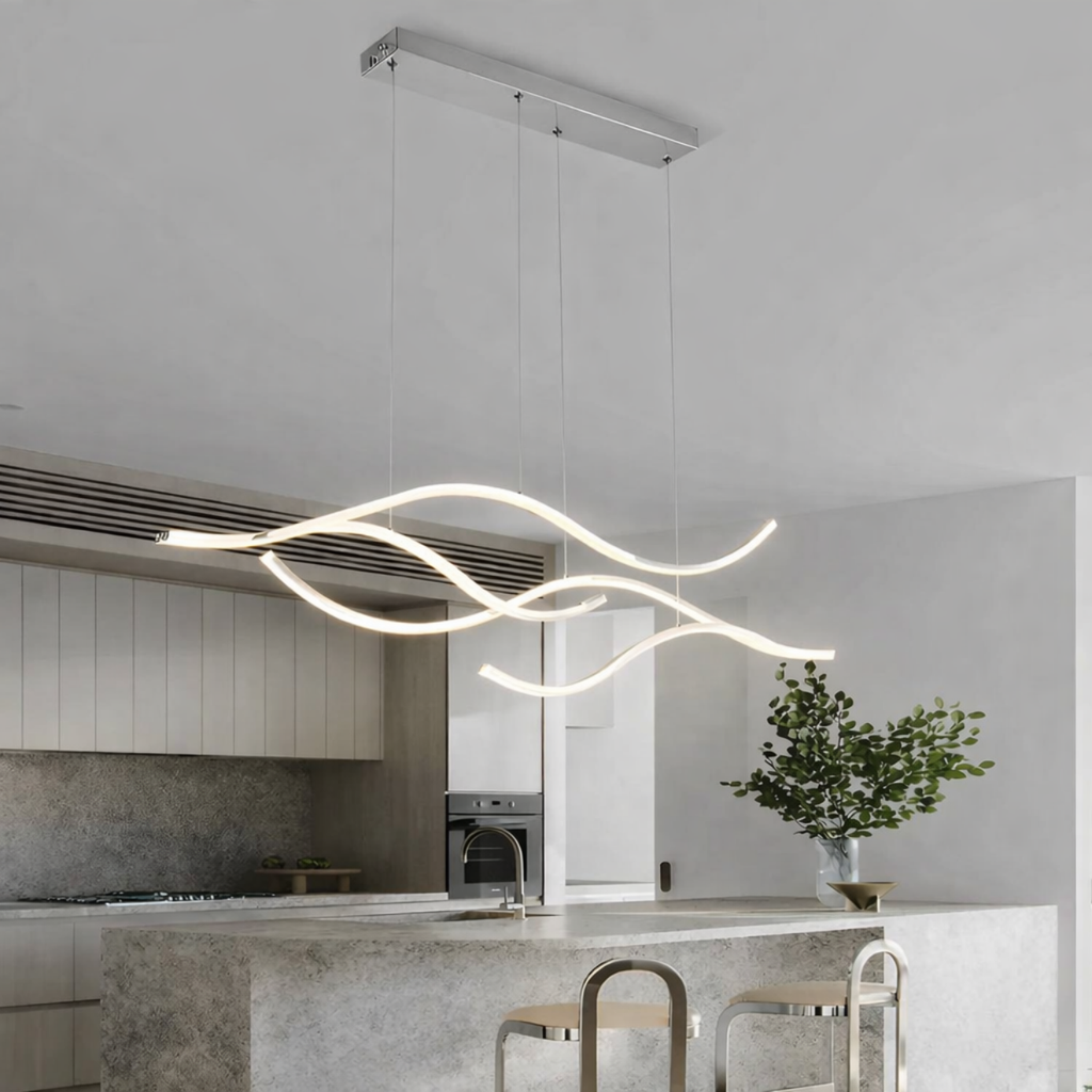 VAGUE — Suspension LED Ondulée