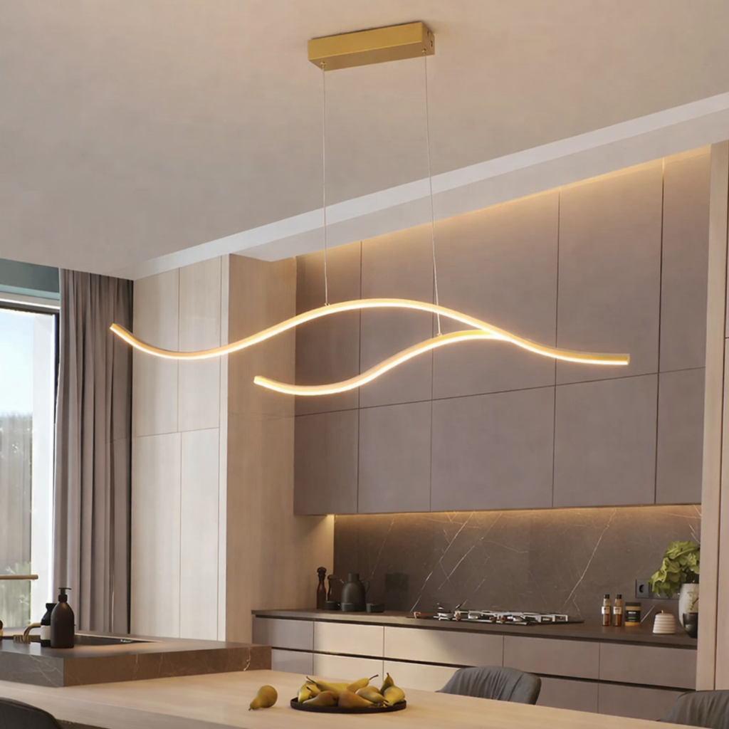 VAGUE — Suspension LED Ondulée