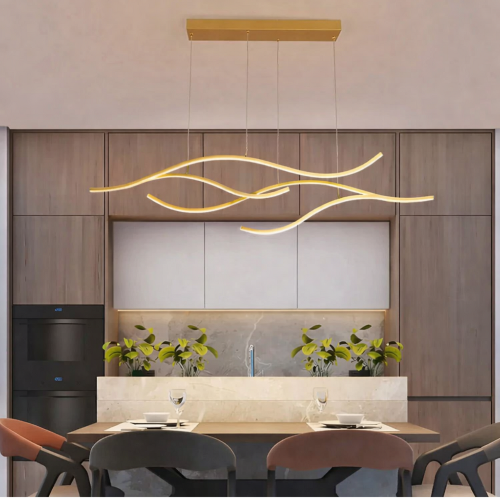 VAGUE — Suspension LED Ondulée