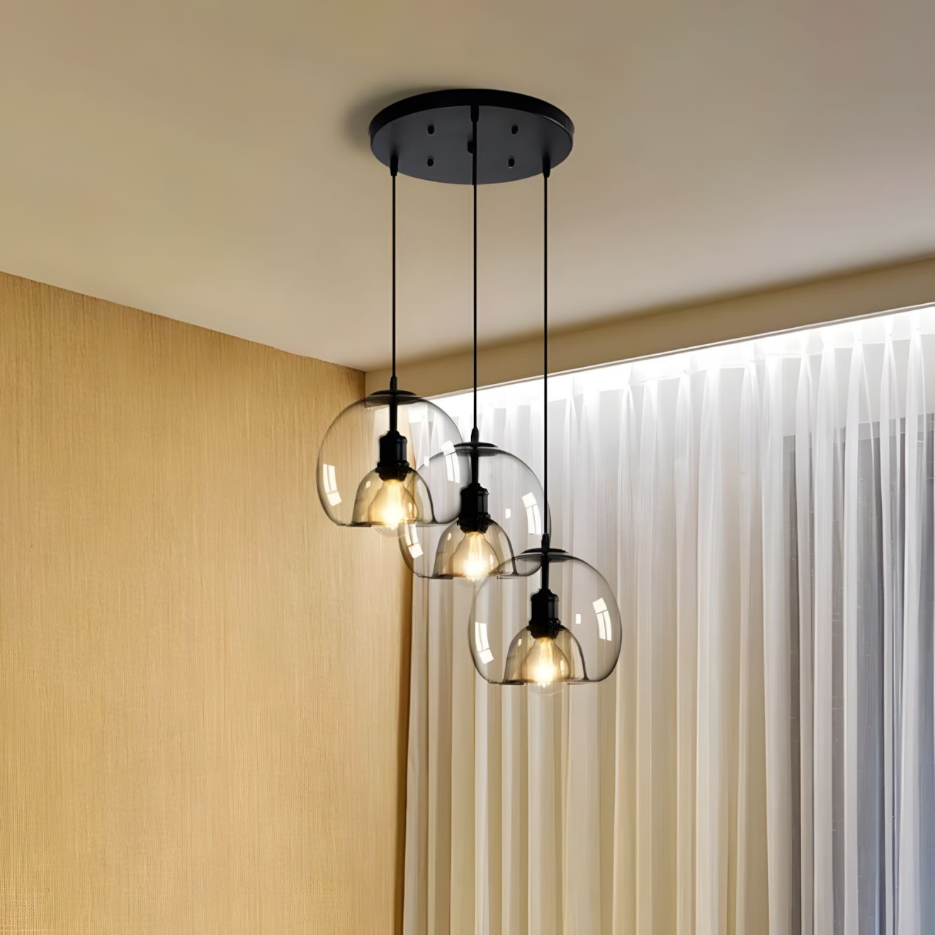 PERLE — Suspension Cristal LED