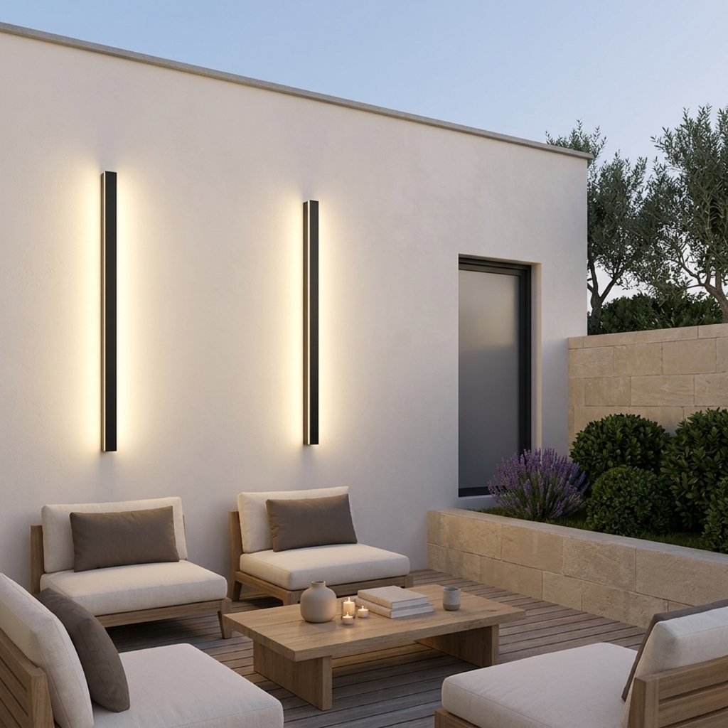 LINEA — Applique Murale LED Linéaire Aluminium Noir