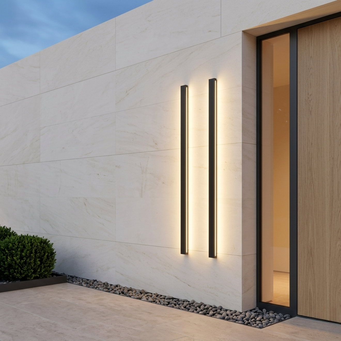 LINEA — Applique Murale LED Linéaire Aluminium Noir
