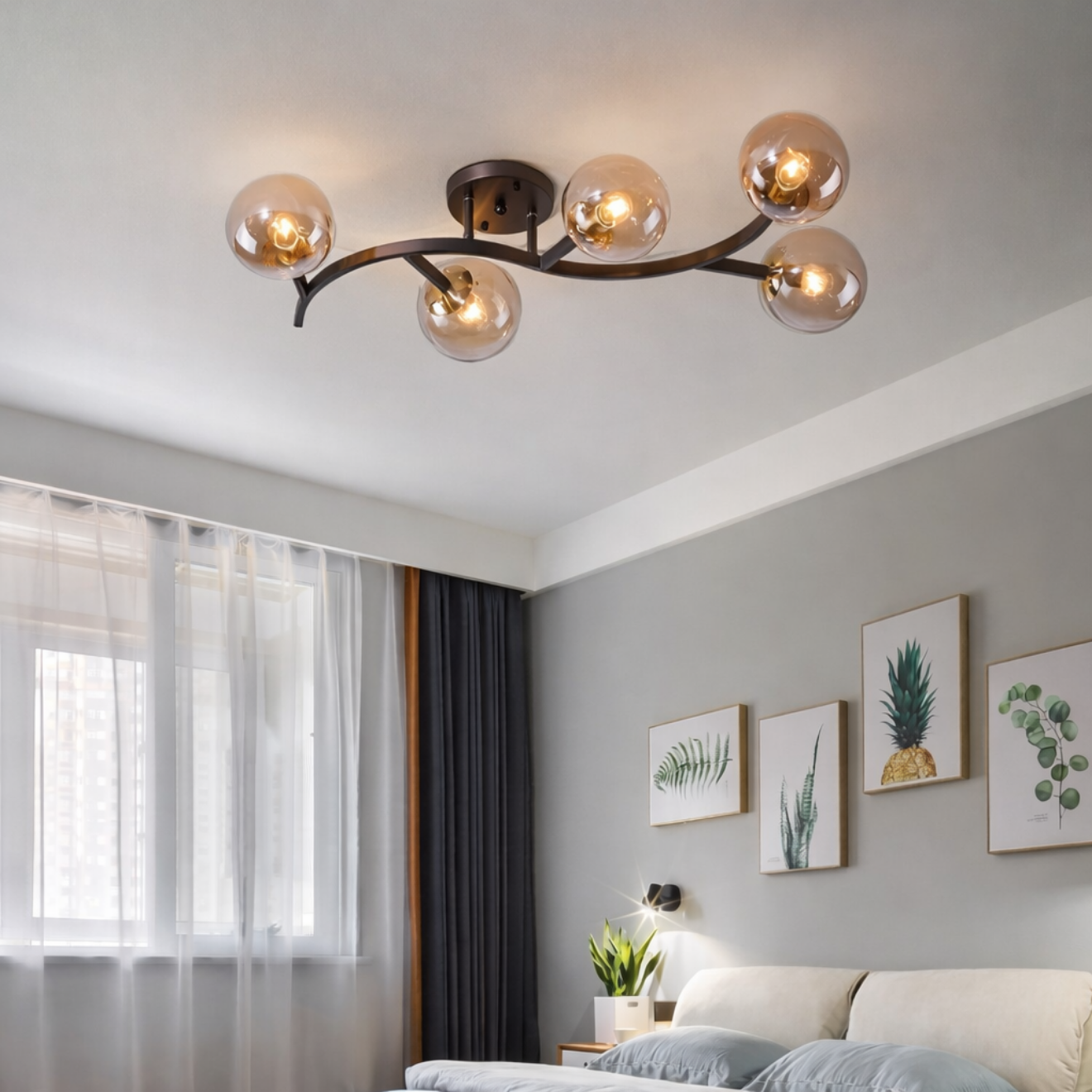 FLORA — Plafonnier LED Design Multi-Têtes
