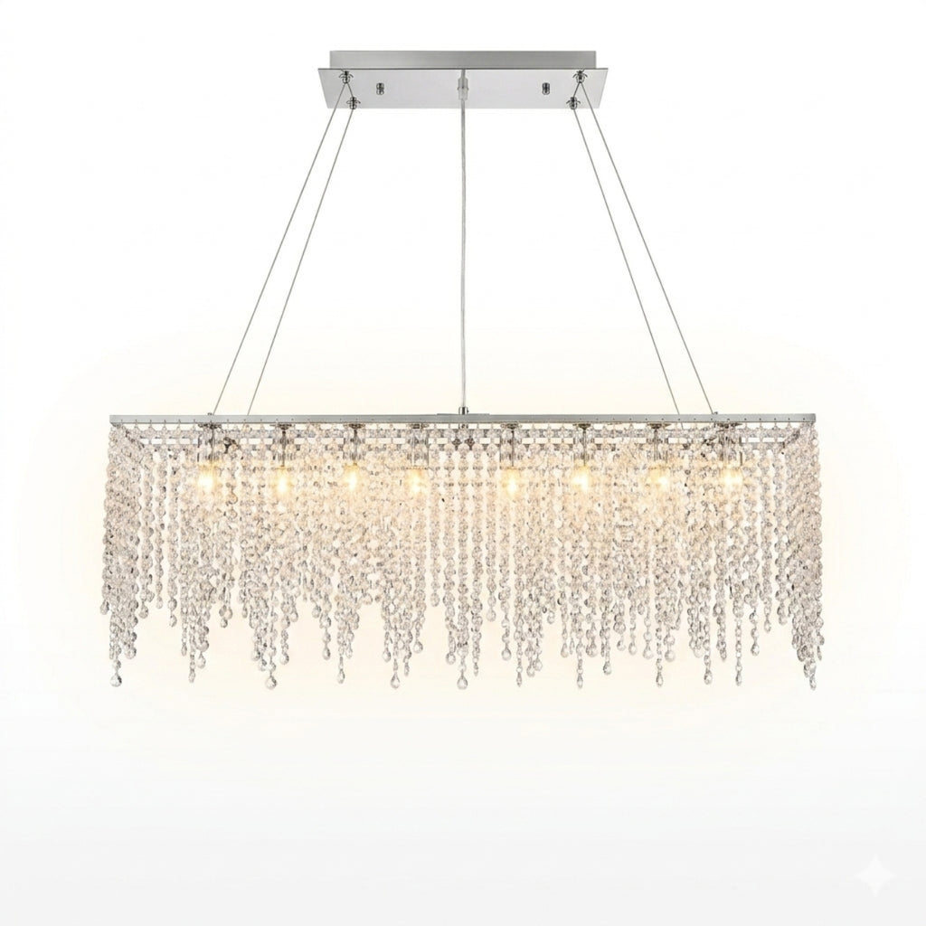 GEMME — Lustre LED Cristal Géométrique par Atelier Lior