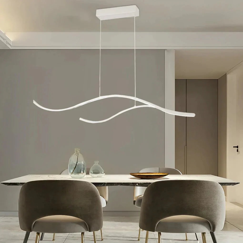 VAGUE — Suspension LED Ondulée par Atelier Lior