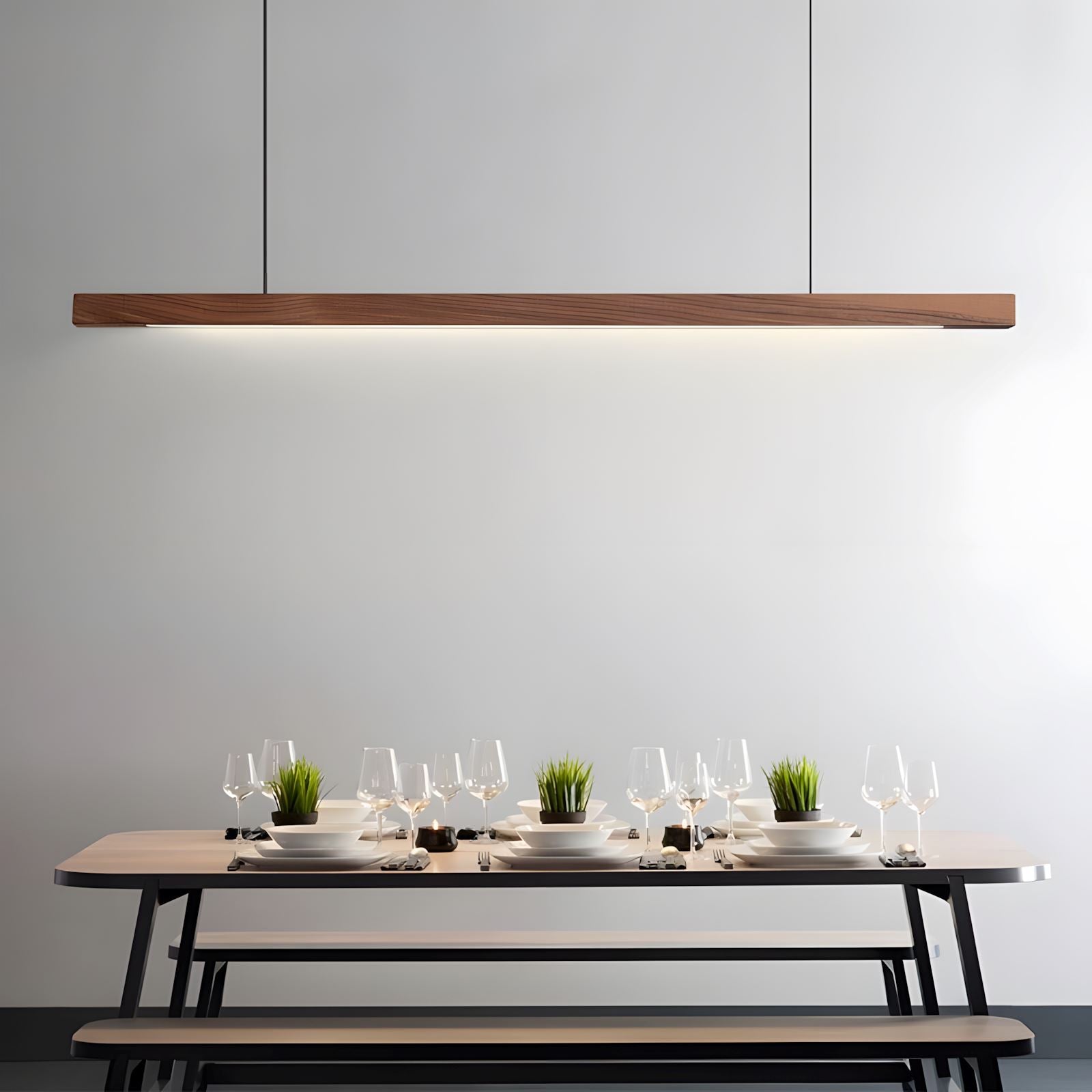 SYLVA — Suspension LED Bois & Acrylique par Atelier Lior