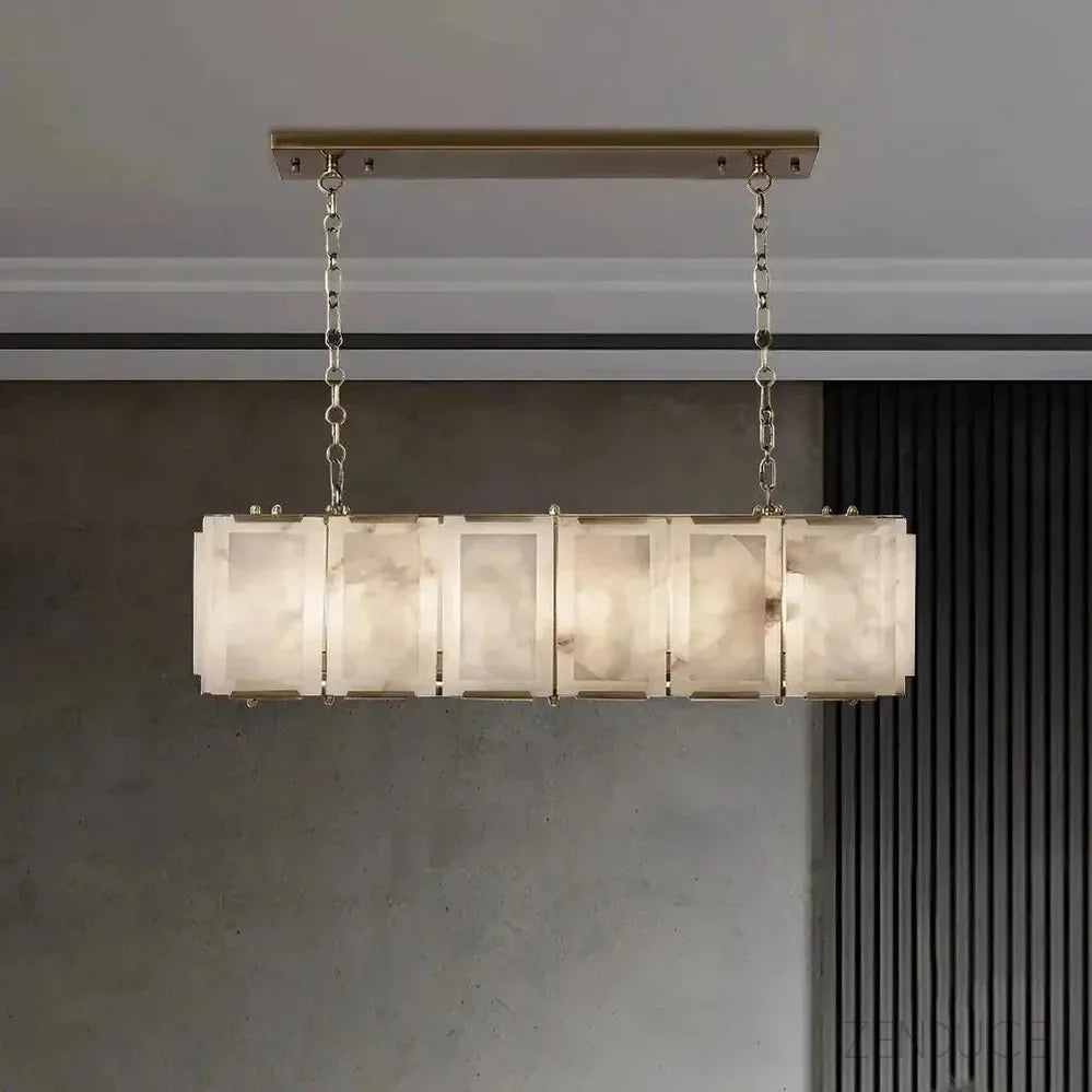 MARBRE — Lustre Cristal LED Grande Taille par Atelier Lior