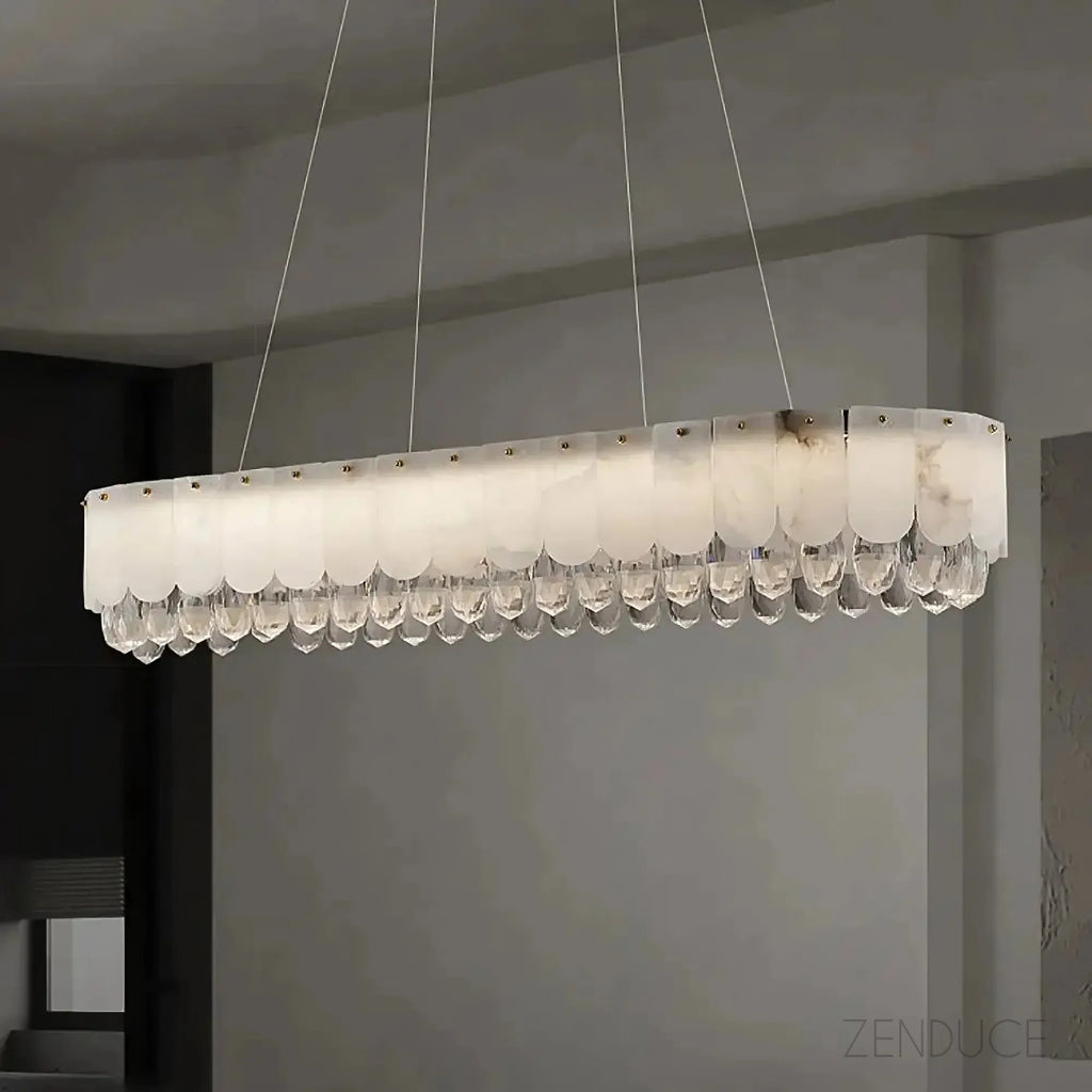 OPALE — Grand Lustre Cristal LED par Atelier Lior